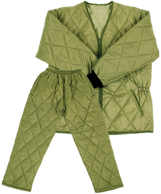 장커머스 깔깔이세트 국산 V넥 점퍼 겨울 작업복세트