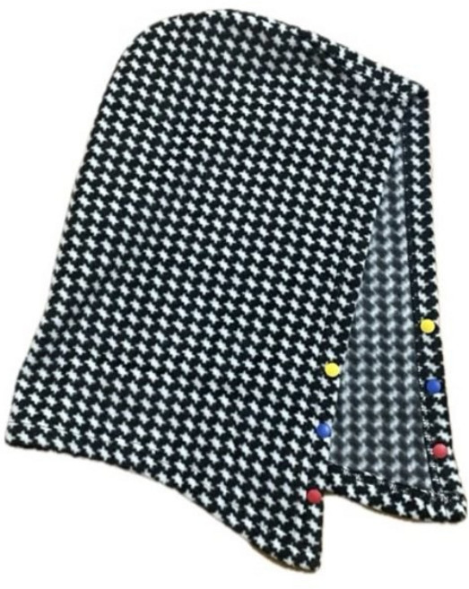 골프 뒷목가리개 자외선차단 UV 모자 방한용 겨울망토 체크 얼굴 햇빛가리개 등산 스포츠 조깅 바이크, 1개