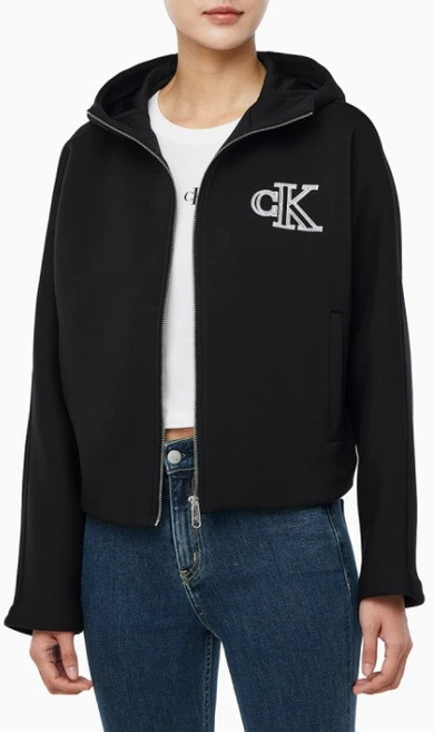 매장정품 캘빈클라인 진여성 숏 후디드 스쿠바 자켓47F516G 1947645 - 쿠팡