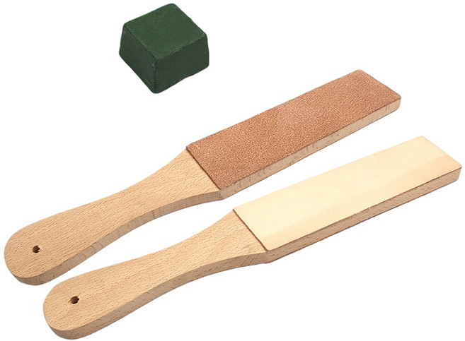 가죽 스트롭 연마 칼갈이 숫돌 패드 양면 숫돌 10000방 1000방, 1개