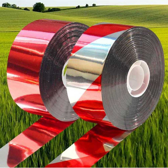 새 퇴치 리본 반사 테이프 새 겁주기 예방 인공물, 6. 노란 폭 2.4cm(2롤 총 600m)