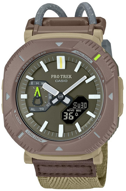 CASIO Protrek Hiker Line Earth Color PRJ-B001B-5JF 손목시계 솔라 Bluetooth 번지 코드