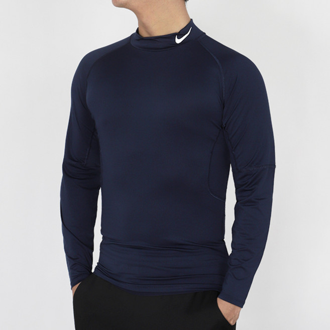 나이키 프로 드라이 핏 피트니스 목크넥 긴팔 탑