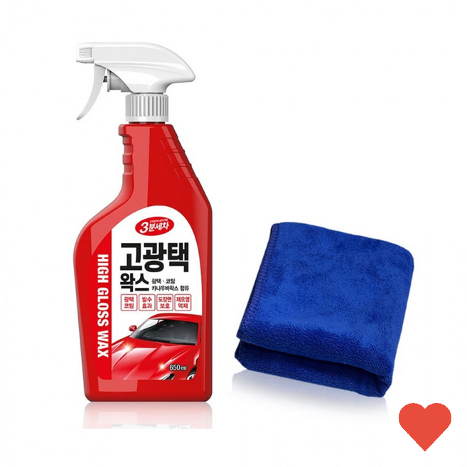 세차용품 고광택 왁스 고급 타월 코팅, 1개, 650ml