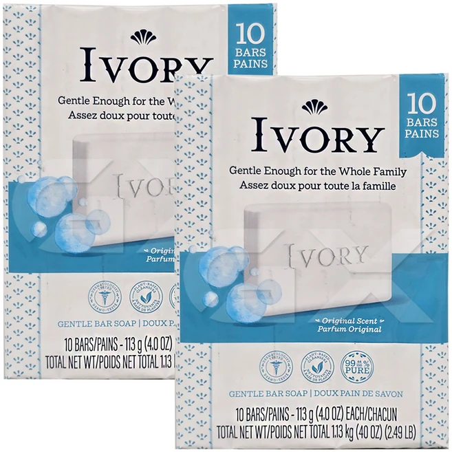 아이보리 젠틀 바 솝 오리지널 센트, 113g, 20개입 - 쿠팡