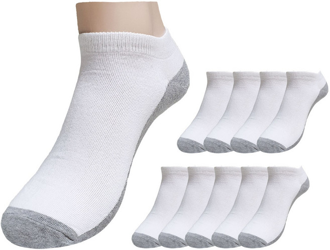 네이처삭스 남.여 베이직스니커즈 무지 발목양말10켤레세트(두 가지색상 혼합선택가능)