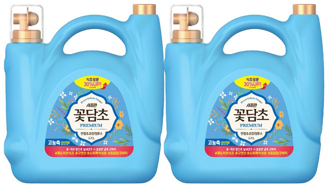 [코스트코]샤프란꽃담초연꽃 & 유칼립투스향섬유유연제5.7L x 2, 2개, 5.7L