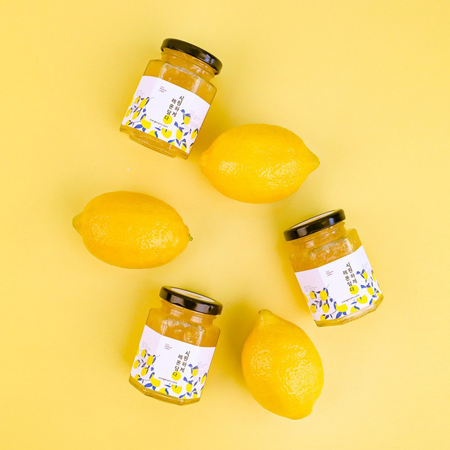 시원하게 레몬담다 제주 레몬차 레몬청 150g 답례품, 1개, 1개입