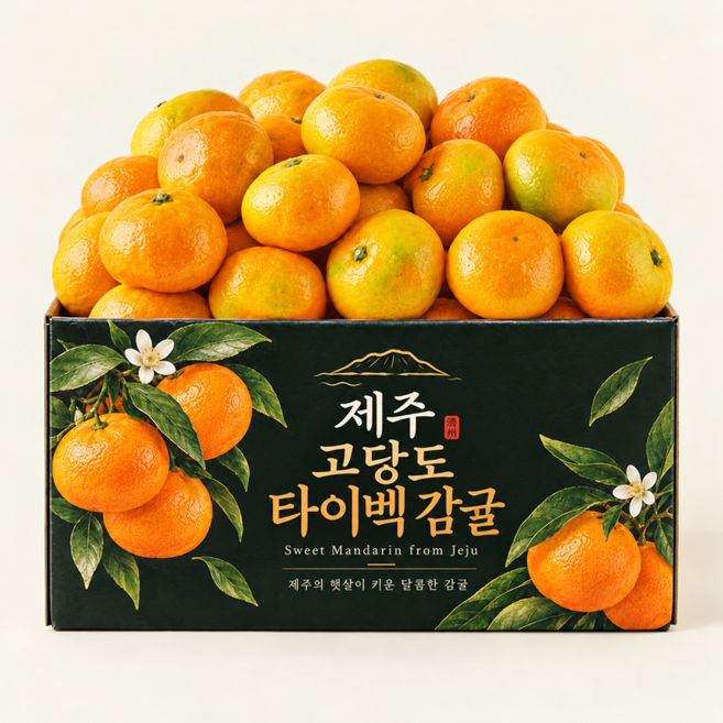 [하루50박스] 귤몽트 최대13brix 제주 타이벡 감귤, 1박스, 로얄과) 5kg
