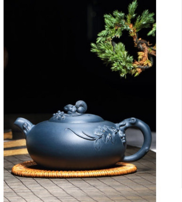 호화랑 다관 중국 전통 수공예 차도구 자사호 보이차 도자기 찻잔 다기세트 다람쥐포도 차주전자 tt440, 1개