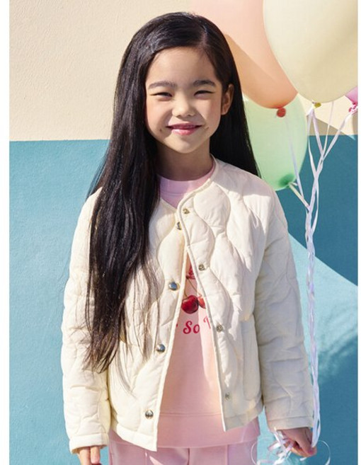 탑텐키즈 25년SS 여아 경량 퀼팅 패딩 점퍼 MKF1JP2021 181901