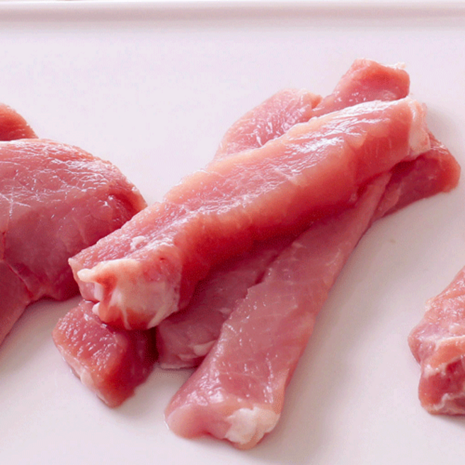 가야촌 한돈 등심 개당중량 - 500g, 탕수육용 500g, 3개