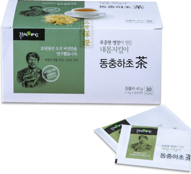류충현 내몸지킴이 동충하초차 30개입 (티백), 1개, 1.5g