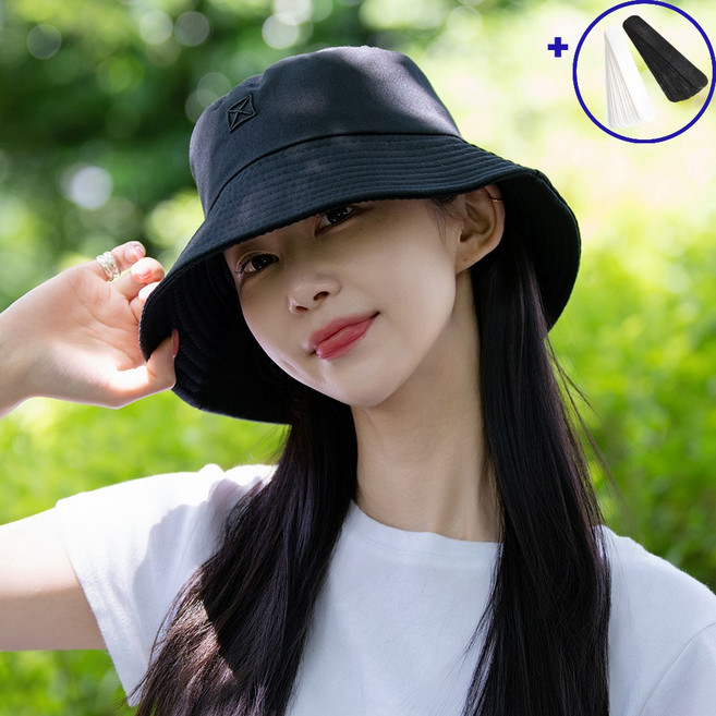 케이조이 챙넓은 모자 여성 버킷햇