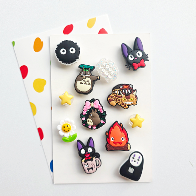 이웃집 요정 친구들 세트 실내화 액세사리 신발 꾸미기