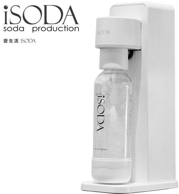 【iSODA】 全自動直打飲品氣泡水機 自製氣泡飲 免插電, IS-909