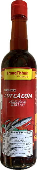 베트남 멸치액젓 느억맘 피쉬소스 TRUNG THANH NUOC MAM, 500ml, 2개