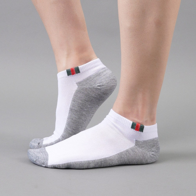 가나양말 포인트 삼선 발목양말