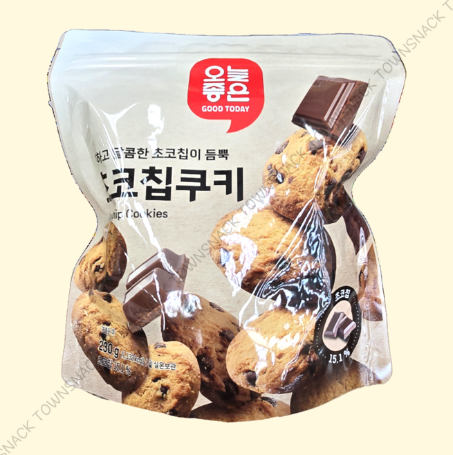 오늘좋은 초코칩쿠키, 3개, 230g