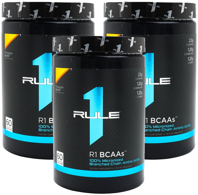 룰원 R1 BCAA 파인애플 블래스트, 3개