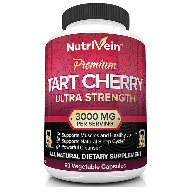 천연 멜라토닌 식물성 수면영양제 수면보조제 항산화영양제 불면증영양제 타트체리 3000mg 90탭슐, 90정, 1개