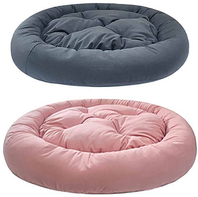 페로가토 강아지 쉼터 쿠션 초대형 옥스포드 휴 방석, 핑크베이지, 핑크베이지, 1개