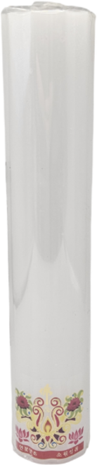 연꽃 2호 양초 절향 불교 사찰 선향 기도 소원 성취 제사 제수 법당 무속 부적, 1개