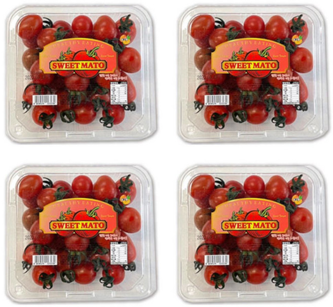 스테비아 대추방울 토마토 망고향 레드스윗마토 500gX4팩, 2kg, 1박스