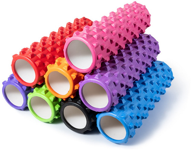 45CM 피트니스 요가 마사지 롤러 칼럼 필라테스 폼 체육관 운동 블록 뒤로, 협동사, orange 45X14cm, 1개