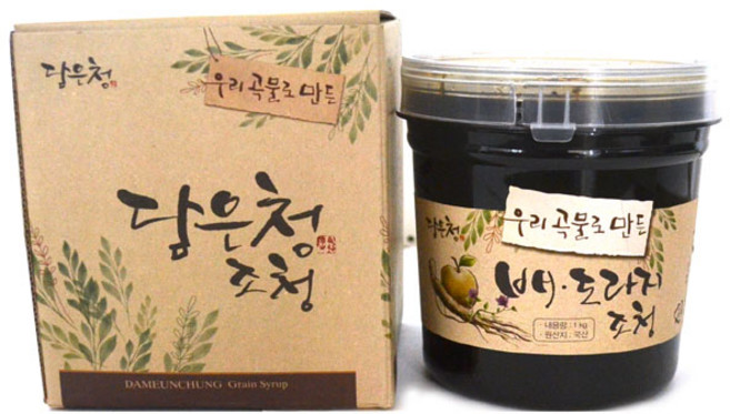 담은청 우리곡물 배도라지조청, 1kg, 2개