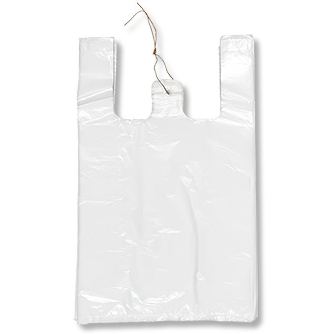 애니돌 손잡이 마트 비닐봉투 유백, 20L, 100개