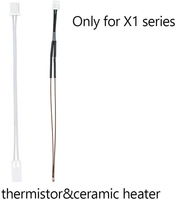 Bambu Lab 핫엔드용 V4.0 핫엔드 노즐 포함 Bambulab X1 Carbon P1P 서미스터 X1C 액세서리용 완제품, [04] For X1 Series