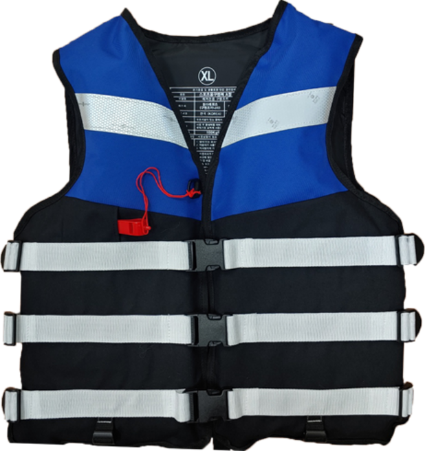 동아레포츠 구명조끼 제작전문업체 [특대/ 대 / 중 / 소 / 유아 : 5종류], 스포츠A형, 검정+파랑