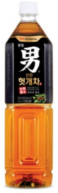 광동 진한 헛개차 1.5L 12개(무/유라벨 랜덤), 12개