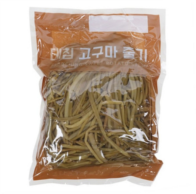 운학무역 데침 고구마 줄기, 4개, 1kg
