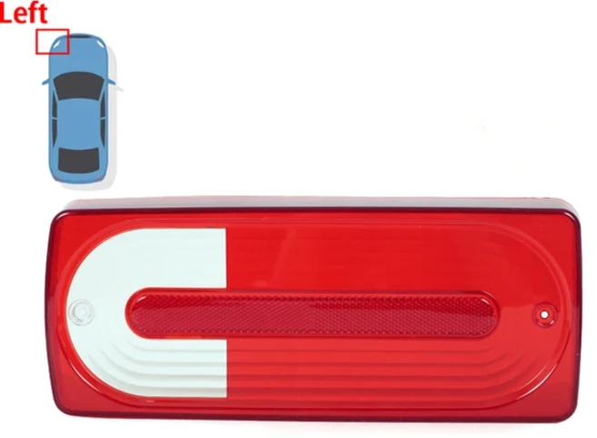 호환 메르세데스 벤츠 G 클래스 W463 2007-2018 2019-2022 용 차량 후방 미등 쉘 브레이크 조명 교체 후미, 01 07-18 Left