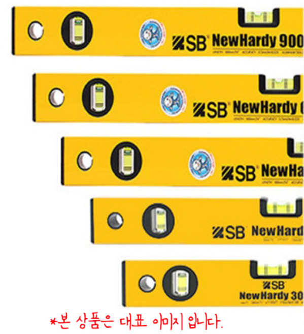 에스비 일반 알루미늄 수평기 300mm 뉴 하디, 1개, 일반수평 300mm
