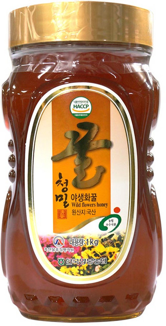 [동광한방몰] 청밀 야생화꿀/국내산, 1kg, 1개
