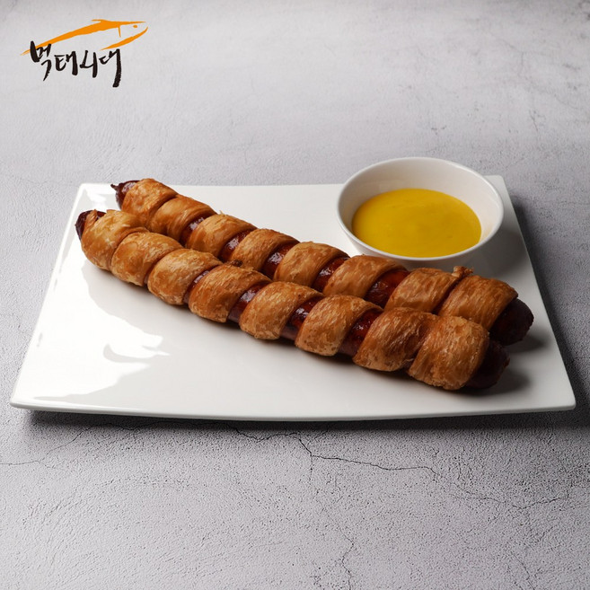 정진푸드 먹태시대 페스츄리 롱 소세지 190g 5개입 회오리 핫도그