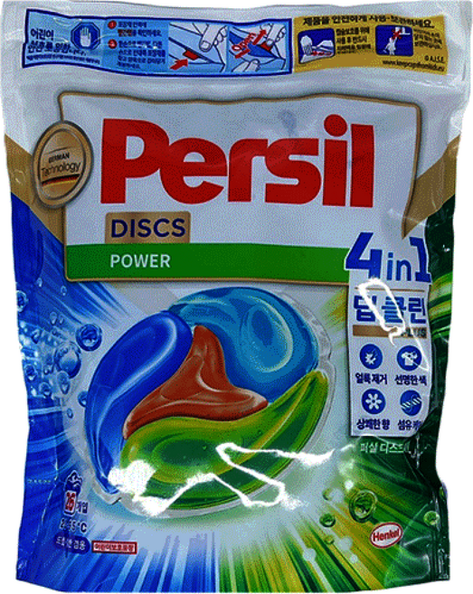 퍼실 디스크 파워젤 캡슐 세탁세제, 1g, 26개입, 1