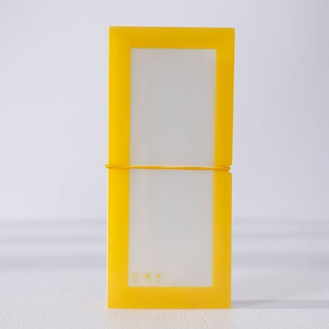 DECO POCKET 綁帶收納冊 韓係咕卡貼花收集冊, 馬卡龍黃