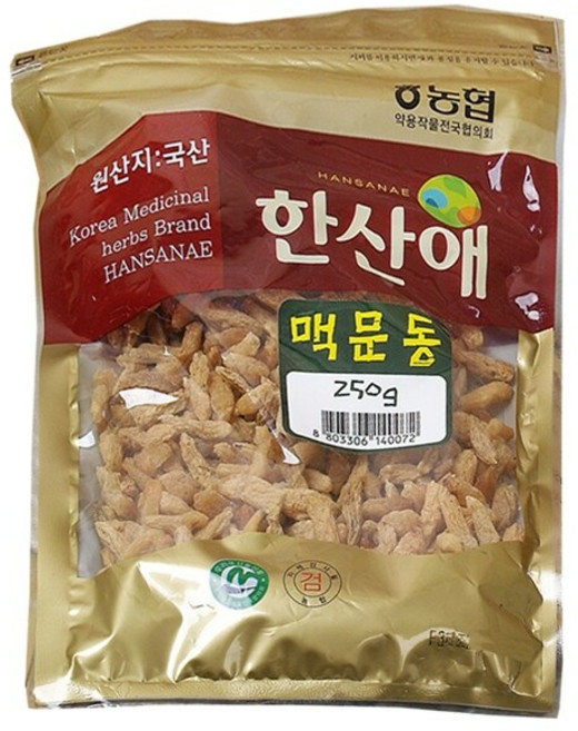 태백농협 한방재료약초-맥문동 250g, 1개