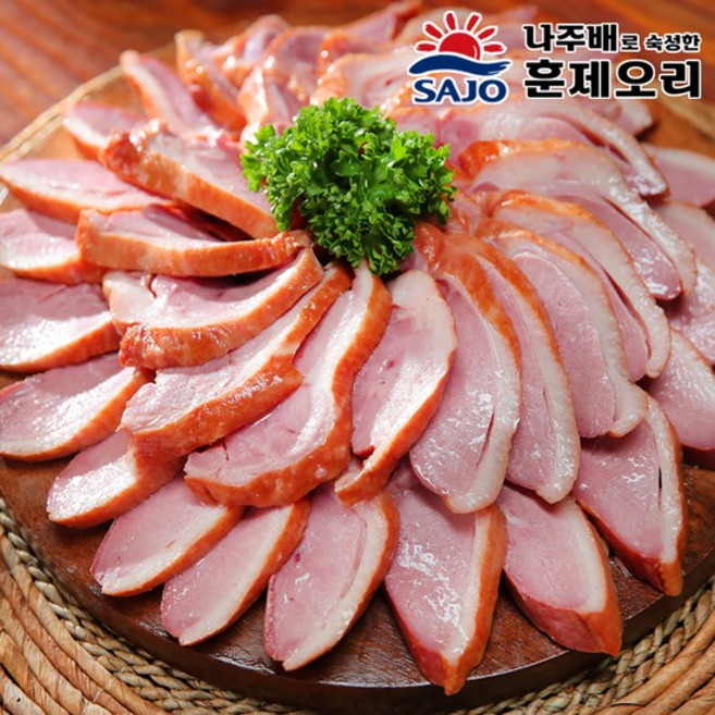 사조원 나주배로 숙성한 훈제오리, 8개, 180g