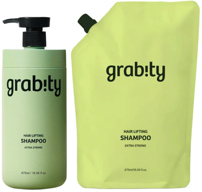 그래비티 헤어리프팅 샴푸 엑스트라 스트롱 본품 475ml + 리필 475ml 세트, 1개, 950L