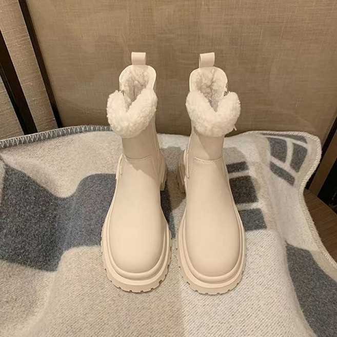 馬丁靴女款 舒適百搭高筒靴