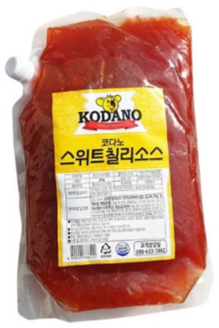 코다노 스위트칠리소스 2kg, 2개