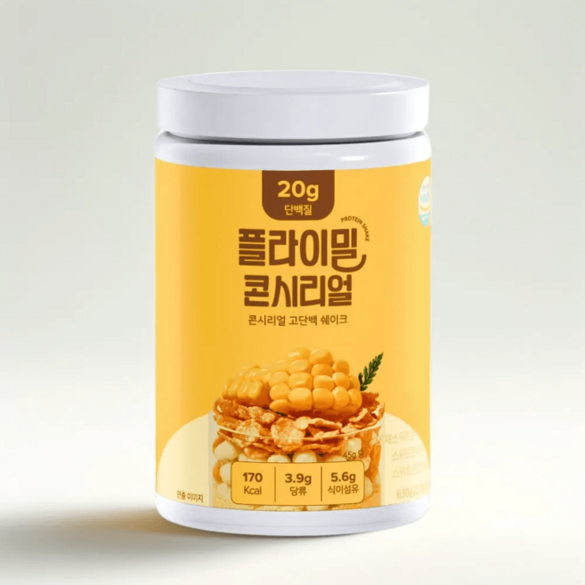 플라이밀 콘시리얼 고단백 단백질 쉐이크, 630g, 1개