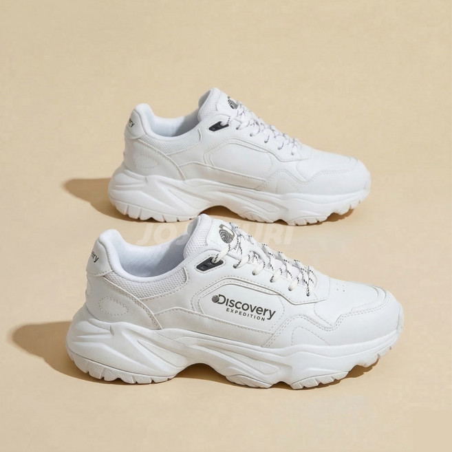 디스커버리 운동화 여성 남성 신발 키높이 워킹화 데일리 + 부직포파우치