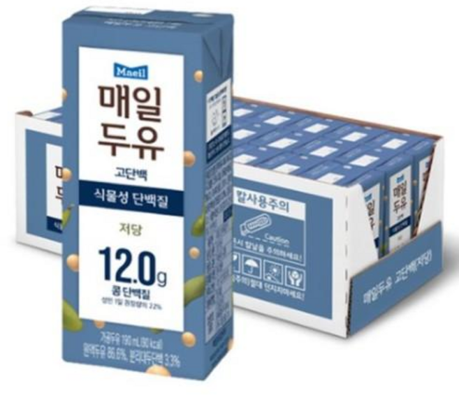 매일두유 고단백 두유 190mlx24개입box, 단품, 단품