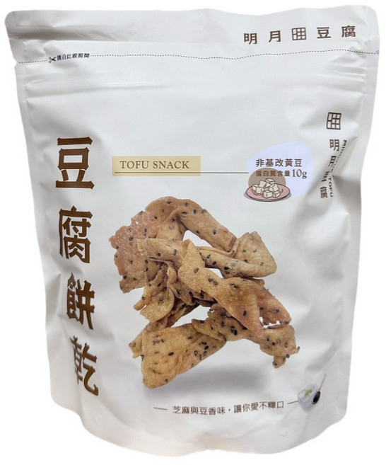 明月豆腐 豆腐餅乾150g-原味(簡單豆香), 1個, 150g